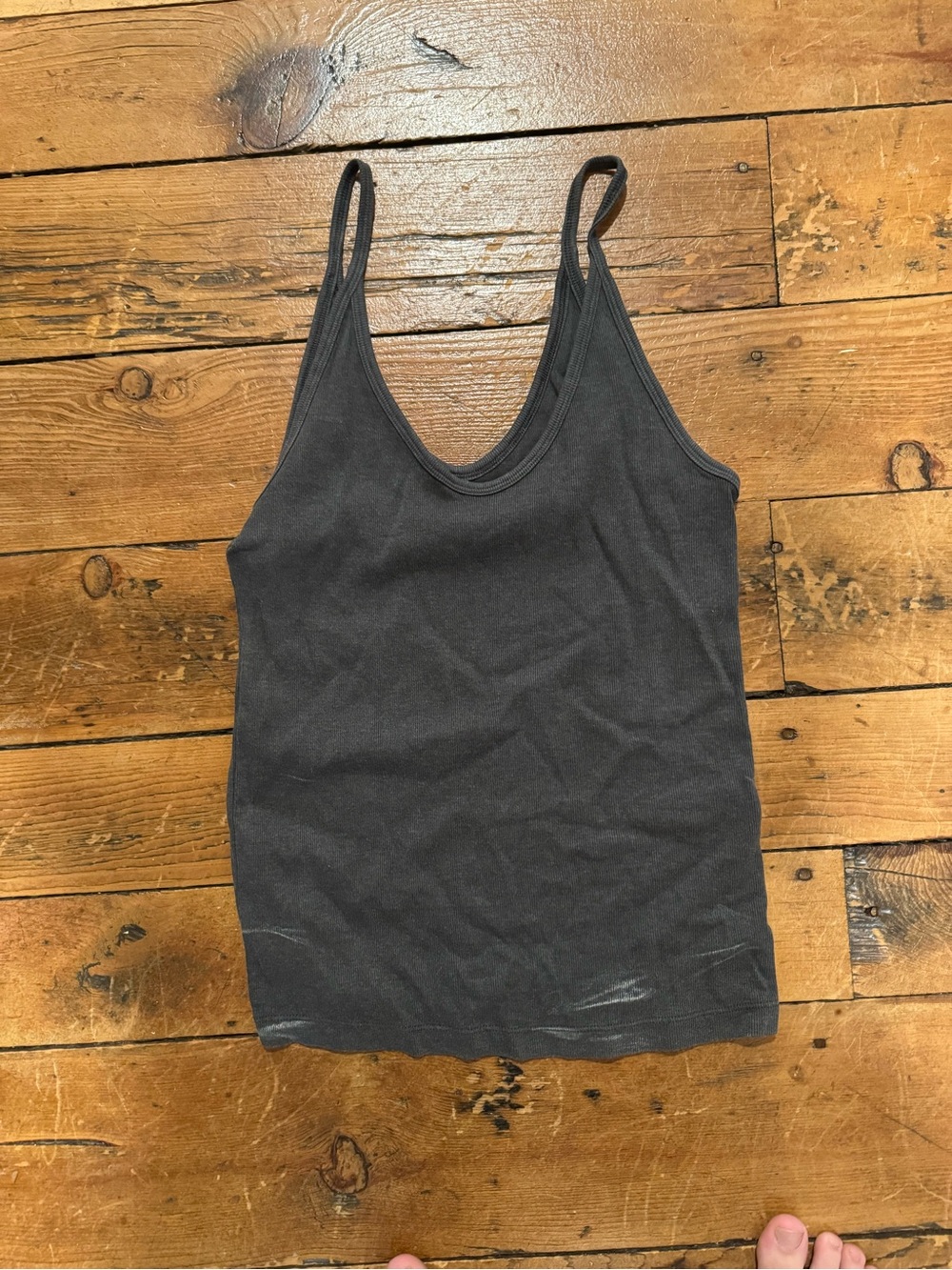 Universal Thread Black Ribbed Camisole Tank Top